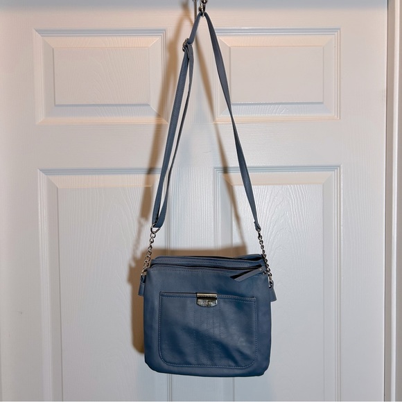 Rosetti Handbags - Rossetti Grayish Blue Crossbody Purse